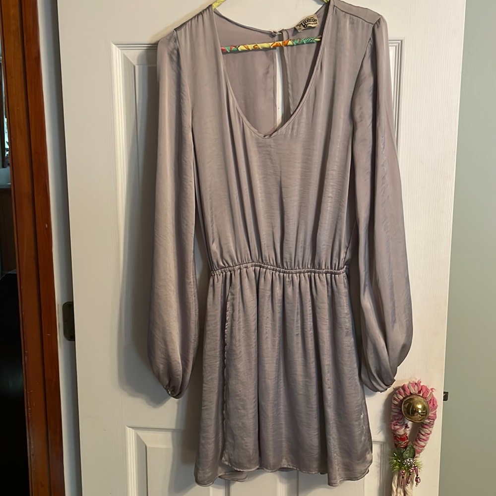 Show me your mumu silver dress
